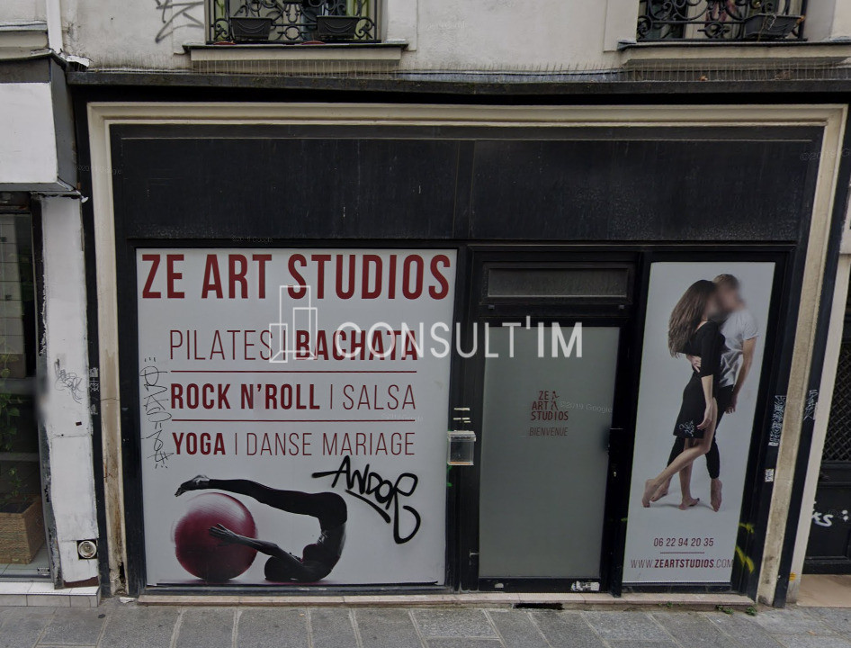 LOCATION PURE - boutique de 78m² rue de cléry - idéal studio de danse