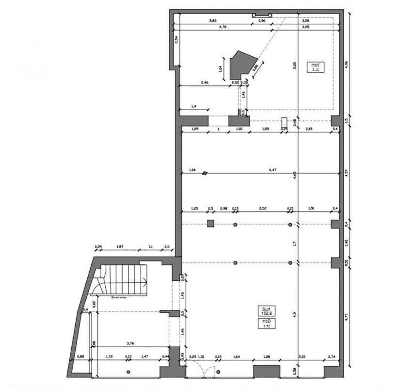 Boulevard des Batignolles, boutique de 200 m²