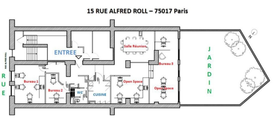 Bureaux atypiques dans hôtel particulier