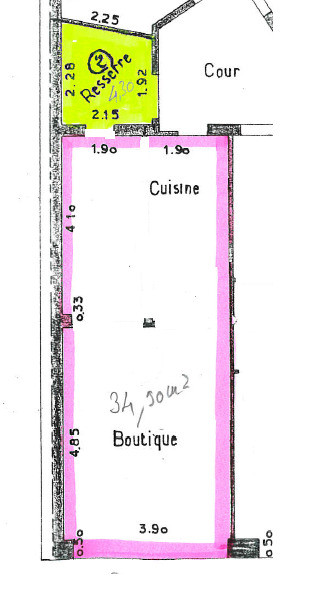 Boutique à louer sans pas-de-porte proche du Canal Saint-Martin