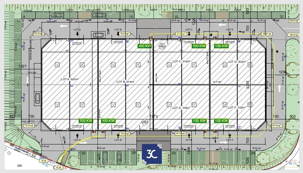 ENTREPOT NEUF de 632 m2 - ISOLATION PAR L'EXTERIEUR