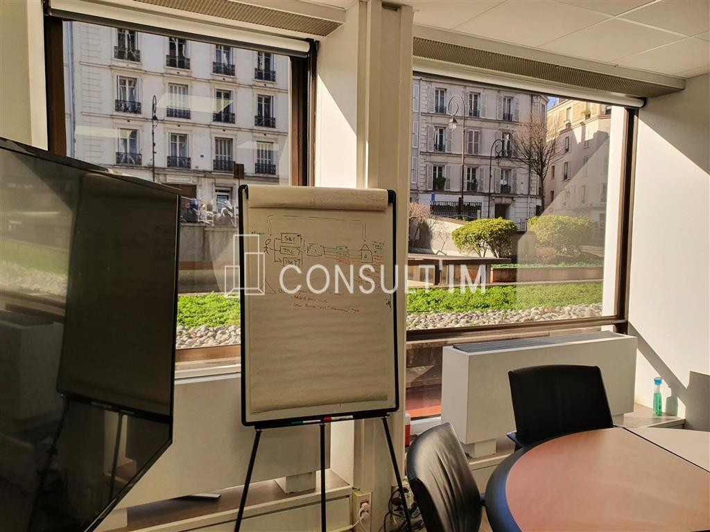 Au pied du Pont de St Cloud, beau plateau lumineux de 270 m² à louer