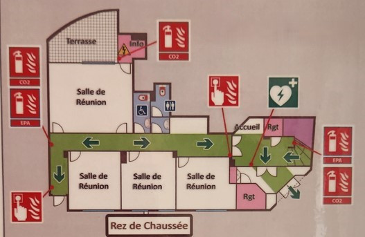 Duplex de bureaux à louer avec terrasses