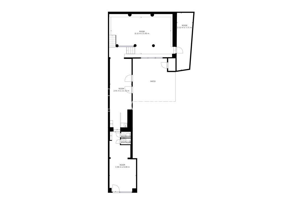 A louer boutique en RDC de 148 m²