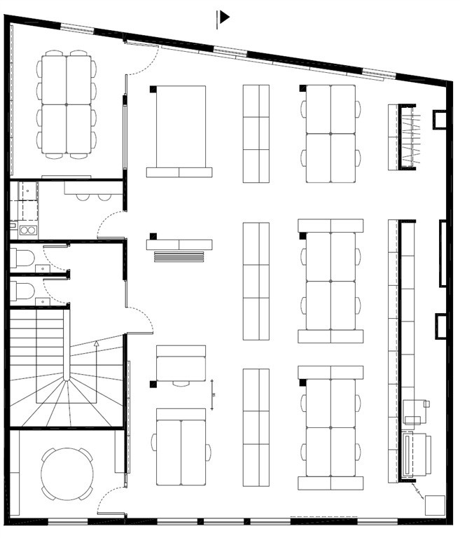 Bureaux dans un bel immeuble pierre et brique