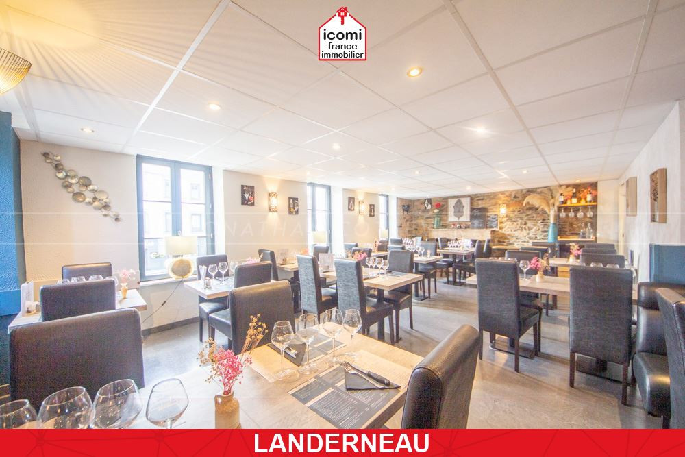 FINISTERE - Landerneau (29800) - A VENDRE - LOCAL - RESTAURANT -  FOND DE COMMERCE 77M² - BAR LICENCE IV - EN ACTIVITE AVEC CLIENTELE - CENTRE VILLE -