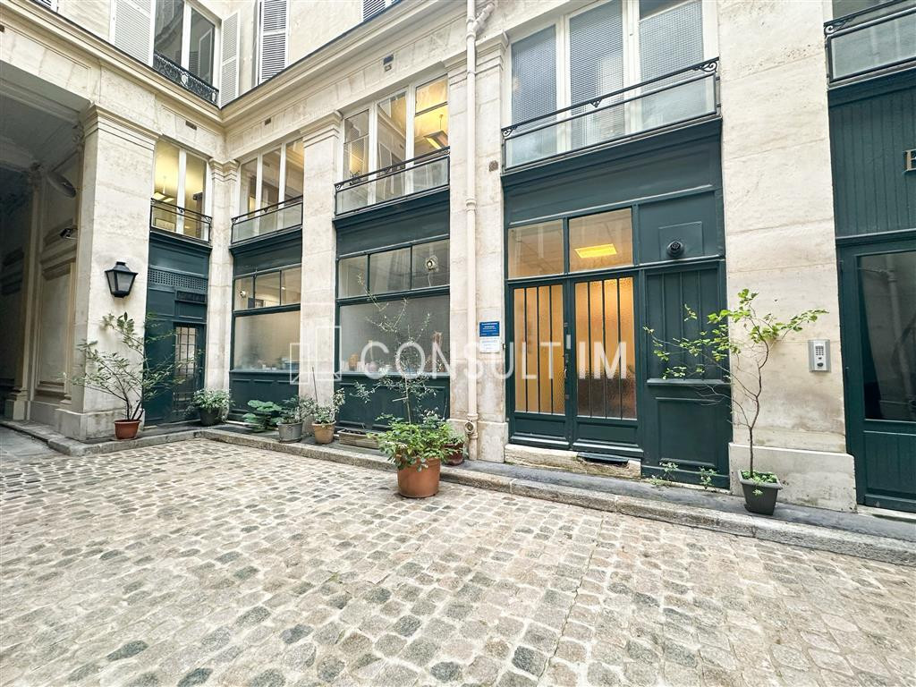 Bureaux de 41m² en rez-de-chaussée à louer sur une très jolie cour pavée