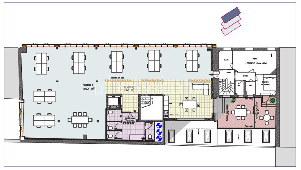 Immeuble indépendant de 760m² REFAIT A NEUF