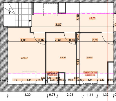 Bureau à louer de 37m² 1er étage à Saint-Jean-de-Braye