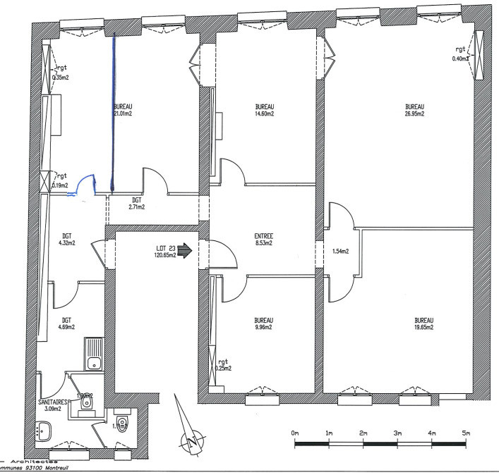 Bureaux à louer meublés prestations de services
