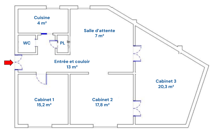 Auteuil - Idéal cabinet médical PMR