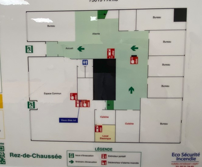 Bureaux donnant sur les Buttes Chaumont avec Terrasse