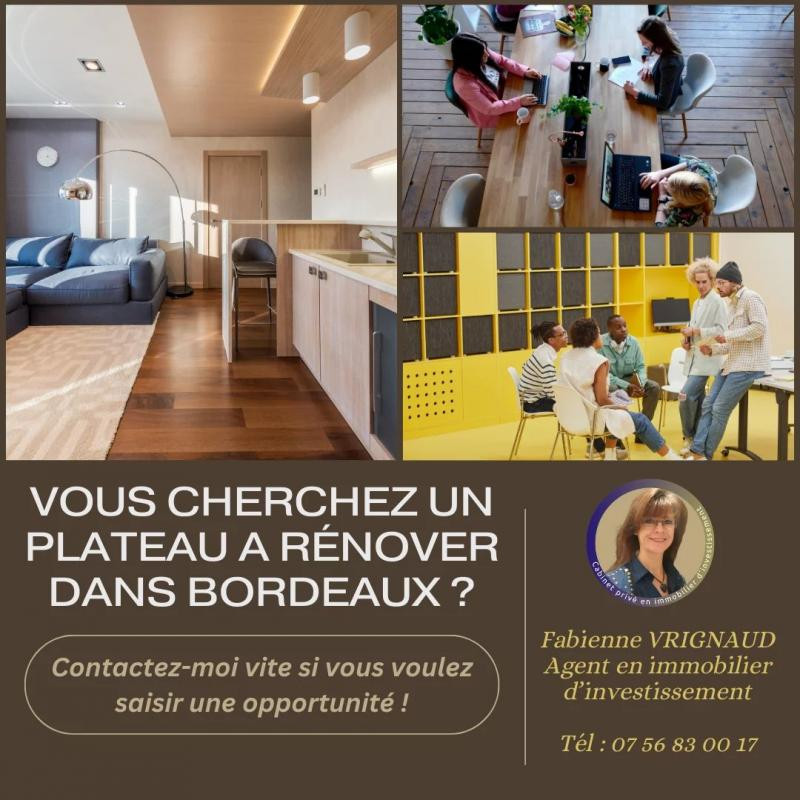 Plateau à rénover sur BORDEAUX