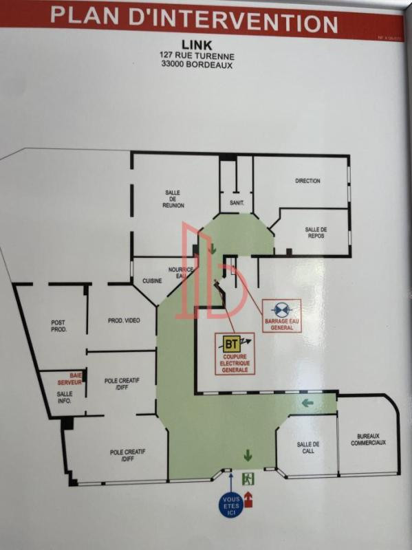 A vendre Bureaux 220m2 Bordeaux Centre