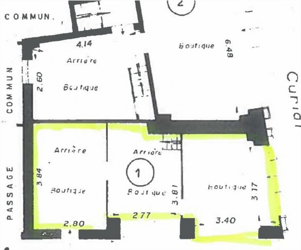 Bureaux avec beaux volumes