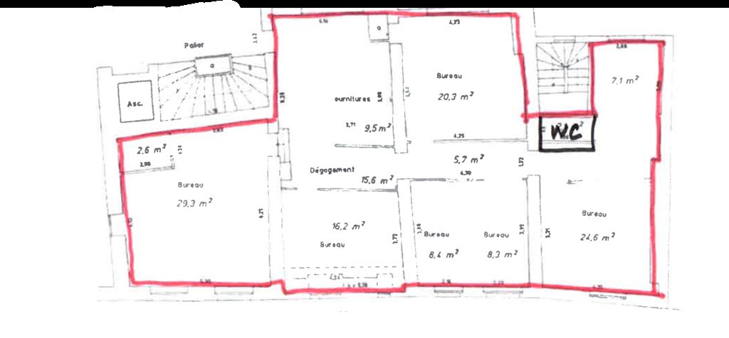A louer bureaux proche de Châtelet