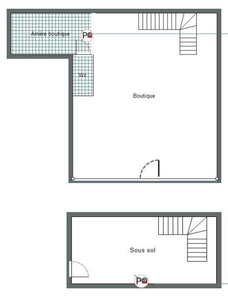 Boutique en location pure dans le Sentier de 48m²