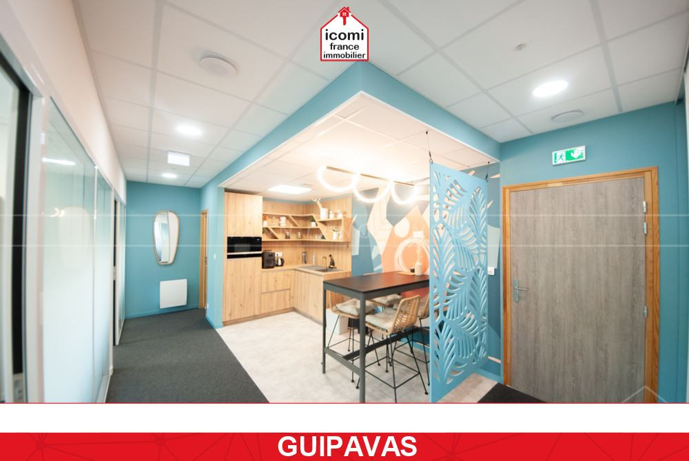 Guipavas - A VENDRE - BUREAUX - 5 BUREAUX - OPEN SPACE - - DALE BETON - RECENT 2020 - CUISINE - 3 PLACES DE PARKING