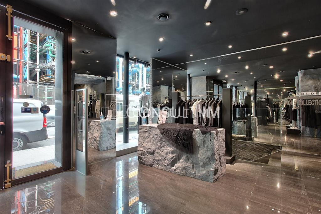 A louer, boutique de 145 m² CHATELET/Centre BEAUBOURG