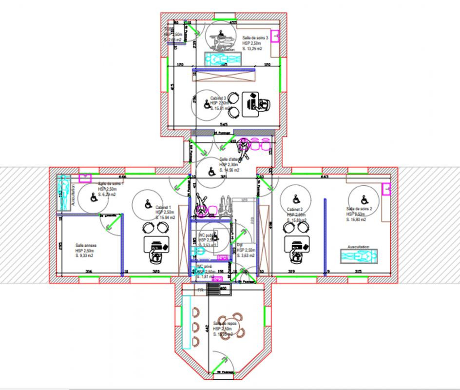 Bureaux Marquillies 2 pièces 31,08 m2