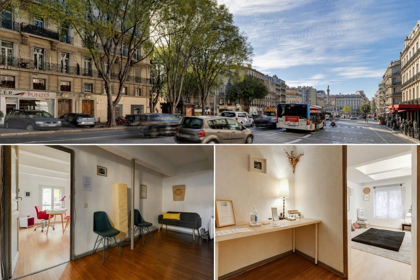 À LOUER – LOCAL PROFESSIONNEL 45,90 m² MARSEILLE 6ème – 14 Boulevard Baille