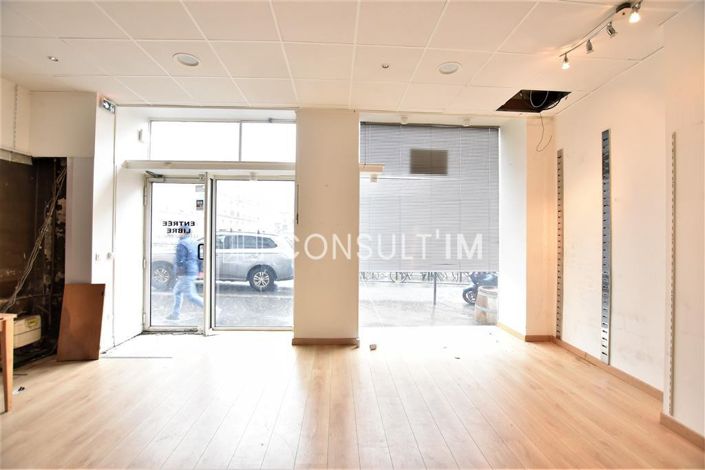 Secteur Sorbonne à louer boutique de plein pied de 75 m²