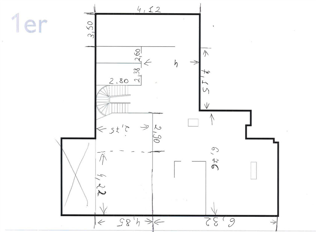 Bureaux atypique à louer de 308m² dans le 17ème