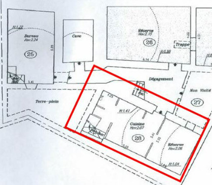 Boutique de 54 m² Paris 12ème