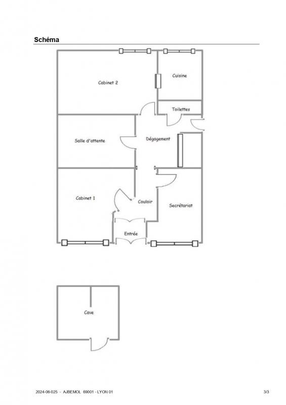 Murs Commerciaux - 72 m² - Les Pentes - Lyon 1