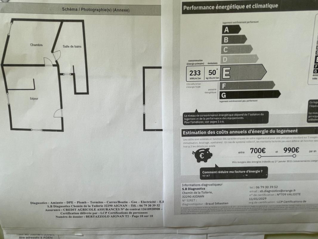 Aignan (32290) : Immeuble de rapport en centre ville