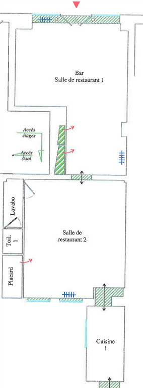 A vendre boutique occupée -BAIL NEUF RESTAURATION AVEC EXTRACTION