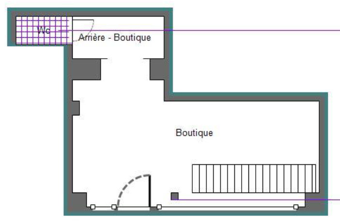 LOCATION PURE - Rue d'Alexandrie, à louer boutique de 49m²