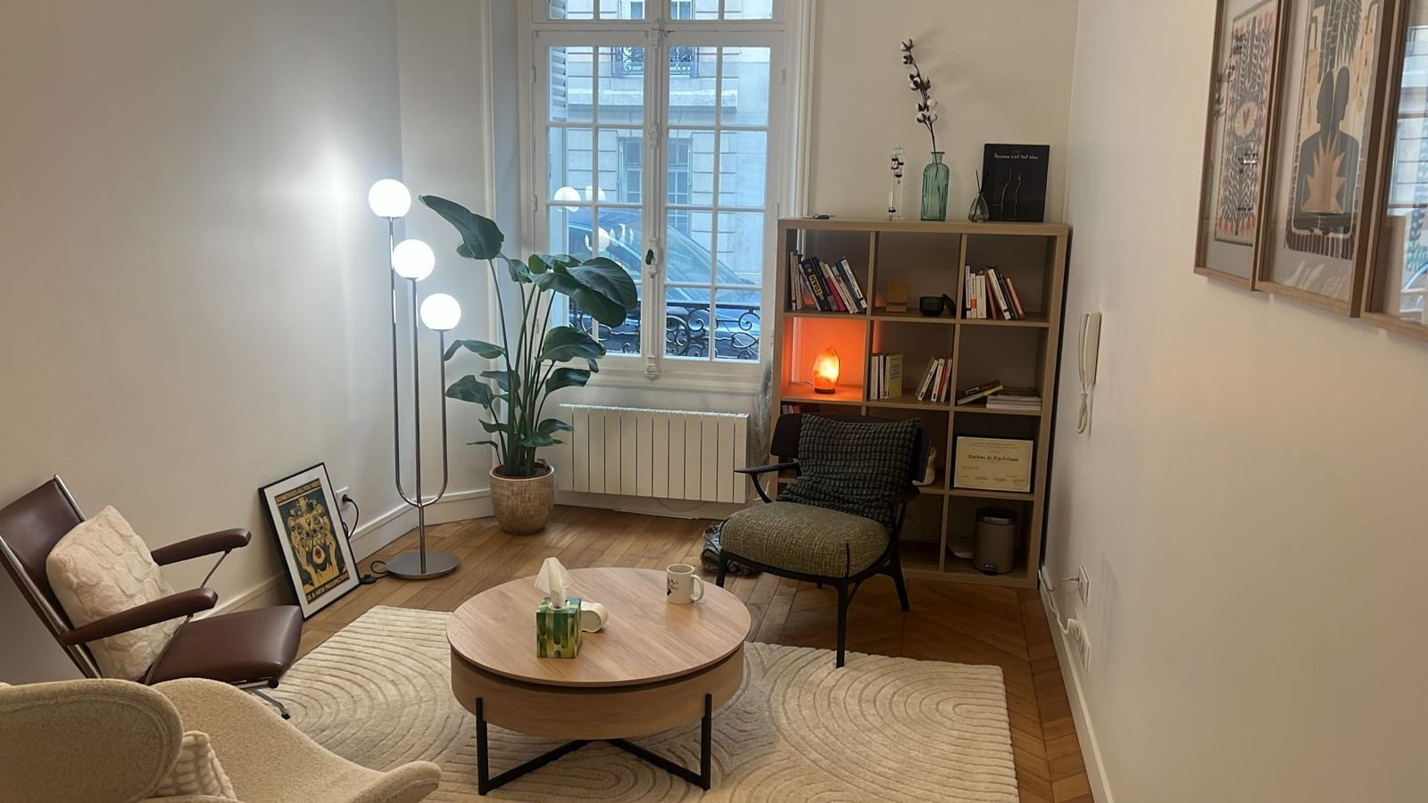 Cabinet de psychologie partagé – 6, square de la Tour Maubourg, 75007 Paris