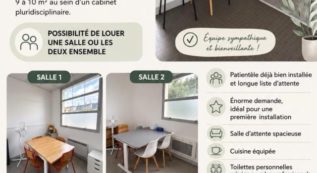Location de salles dans un cabinet pluridisciplinaire - Le Blanc-Mesnil