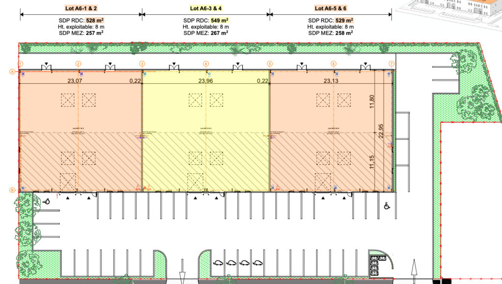 14. CALVADOS A louer bâtiment d'activité CAEN OUEST 2.100 m2