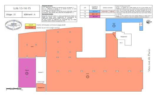 A proximité de Boulogne Jean Jaurès, à louer, 462m² de locaux à usage d'activité-stockage