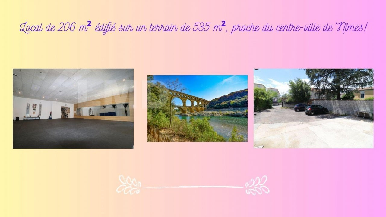 local 2 pièce(s) 206 m2