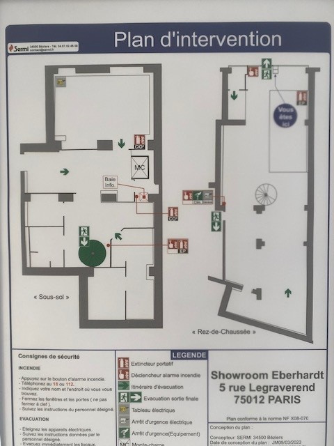 A vendre Boutique/bureaux de 252 m² proche gare de Lyon