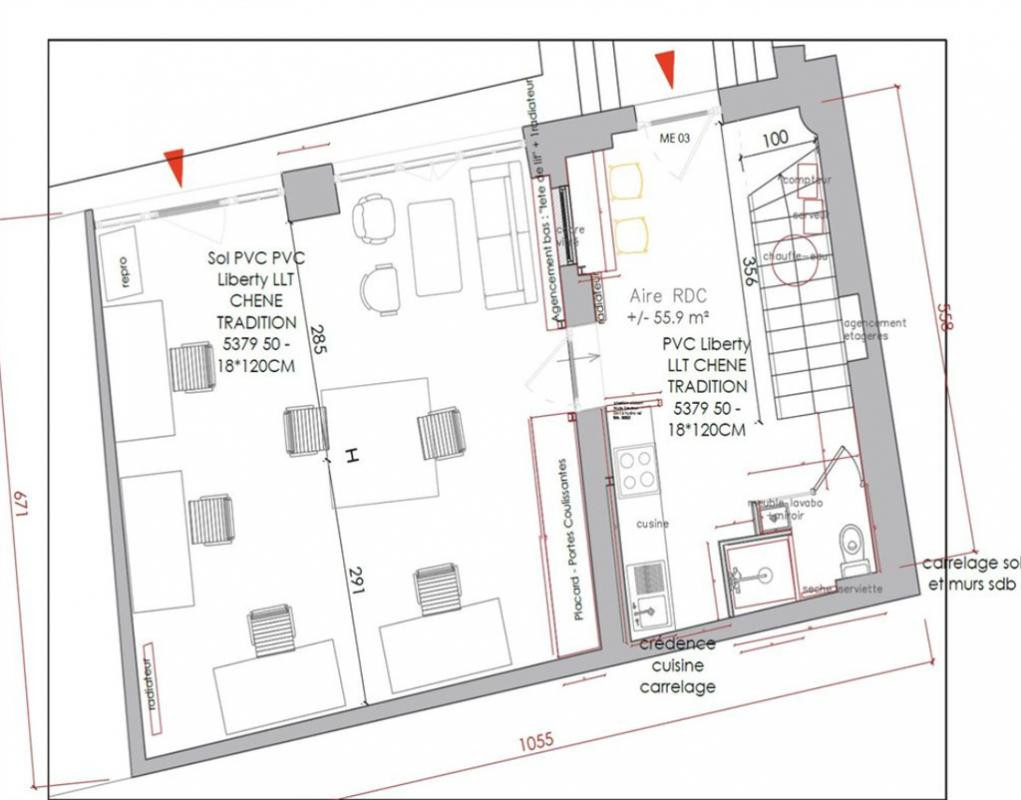 En plein cœur du quartier Montorgueil, duplex à louer