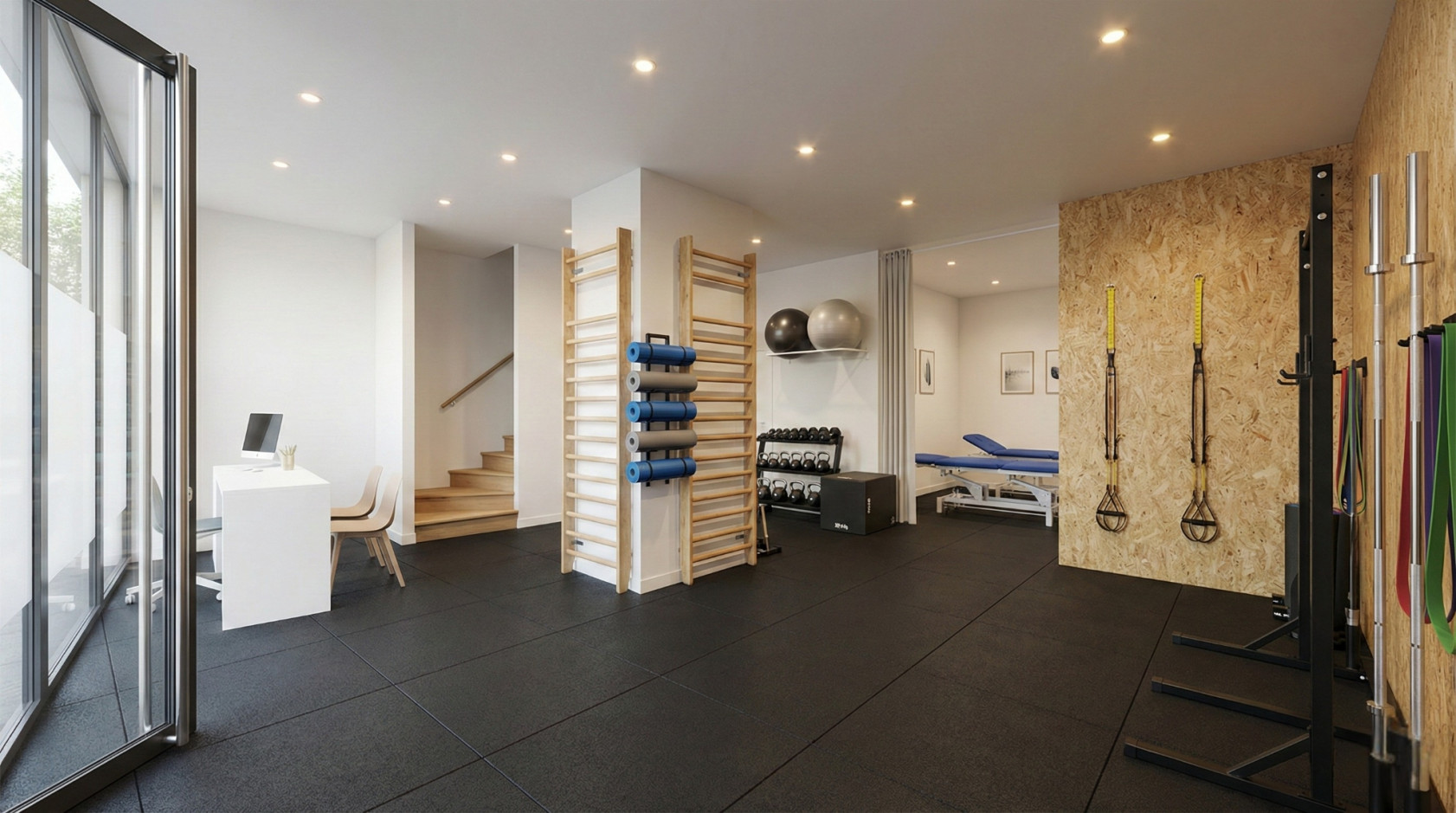 Plateau technique neuf à Saint-Gratien – Espace kiné à louer dans pôle santé & bien-être