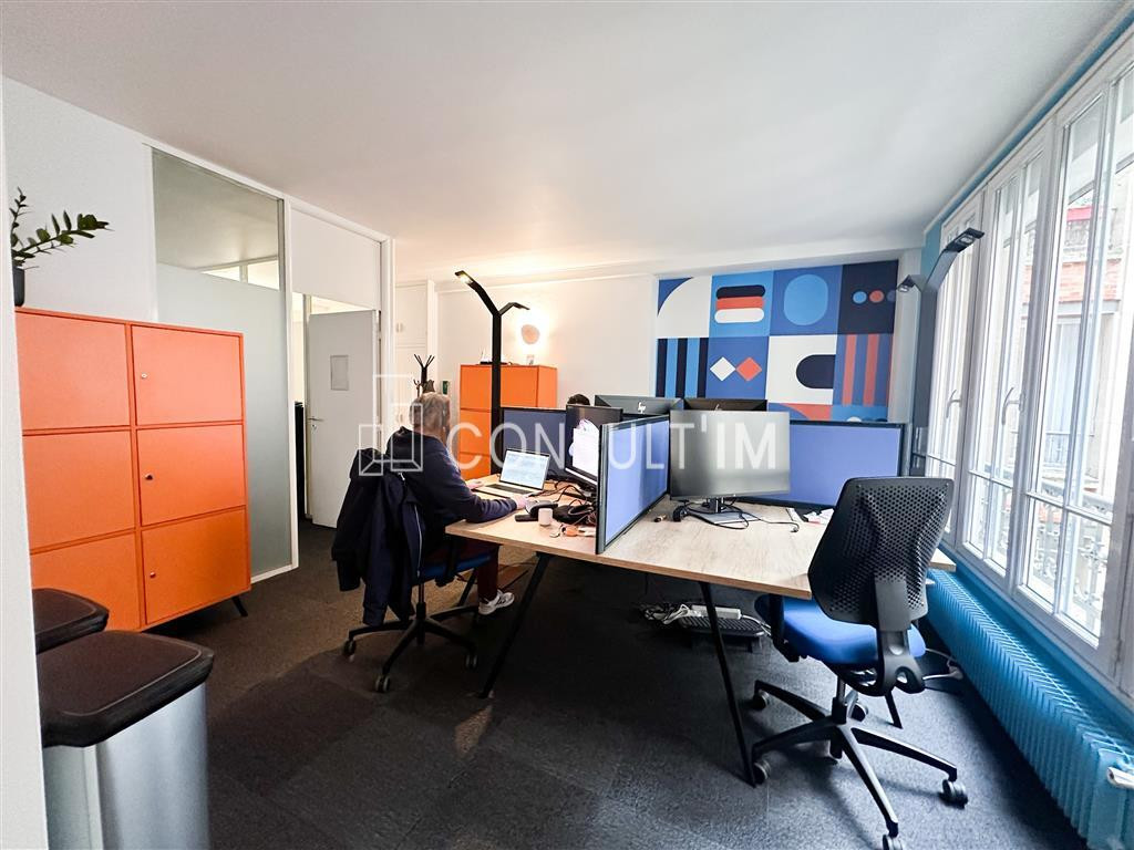 Bureaux câblés, excellent état, dans un bel immeuble proche Rambuteau