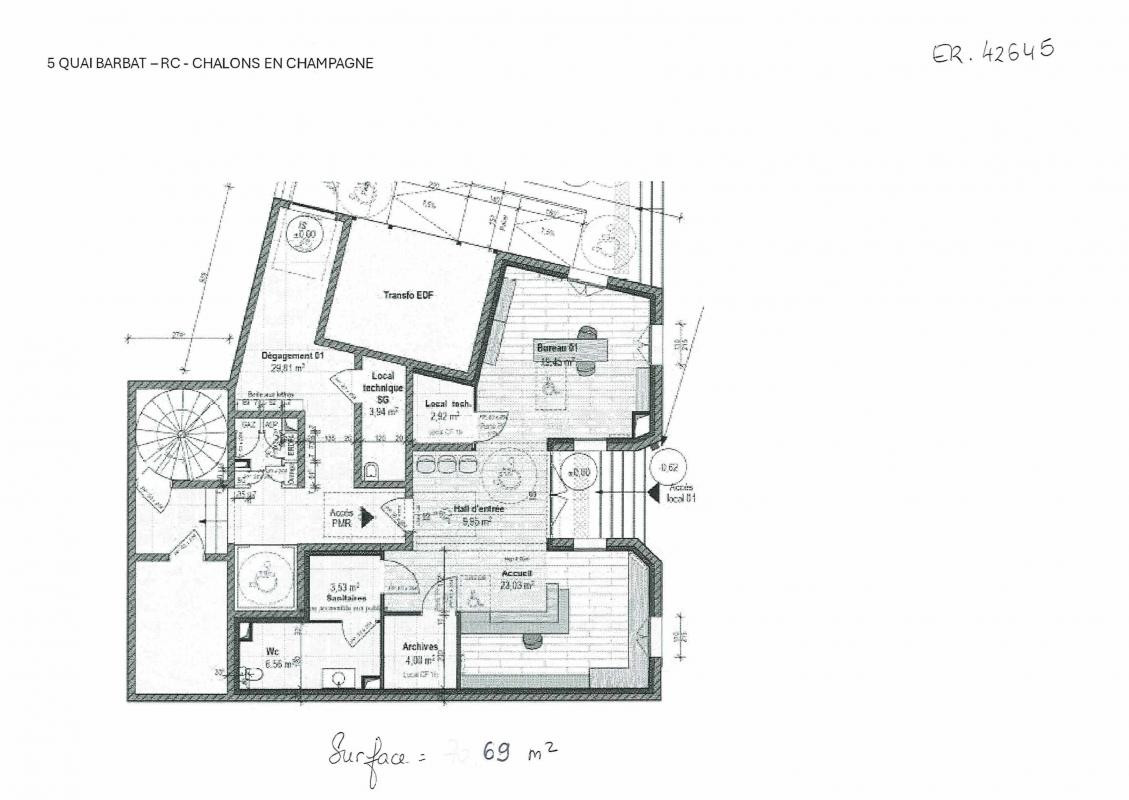 LOCAL COMMERCIAL - CHALONS-EN-CHAMPAGNE - ER.42655