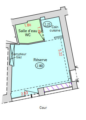 Paris 16ème, à louer, boutique de 66m²
