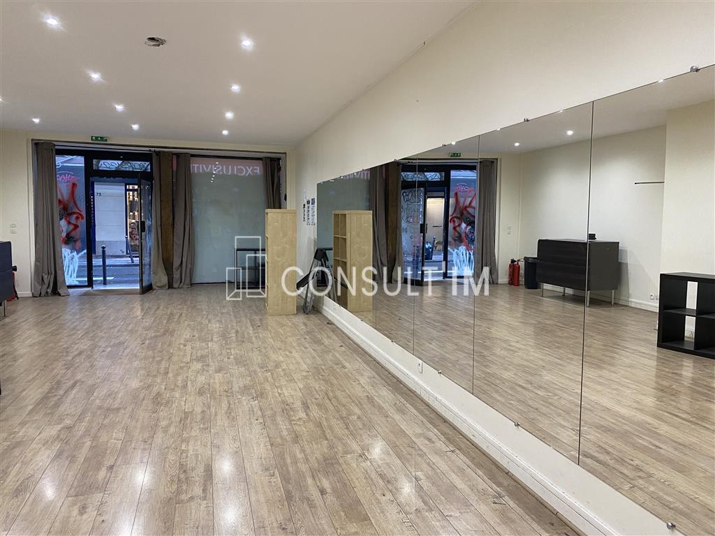 LOCATION PURE - boutique de 78m² rue de cléry - idéal studio de danse
