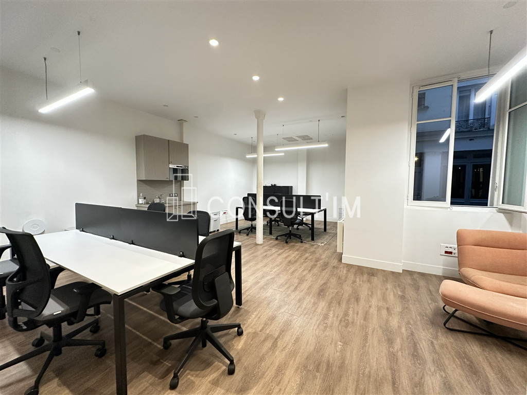 Bureaux équipés avec services calmes sur cour