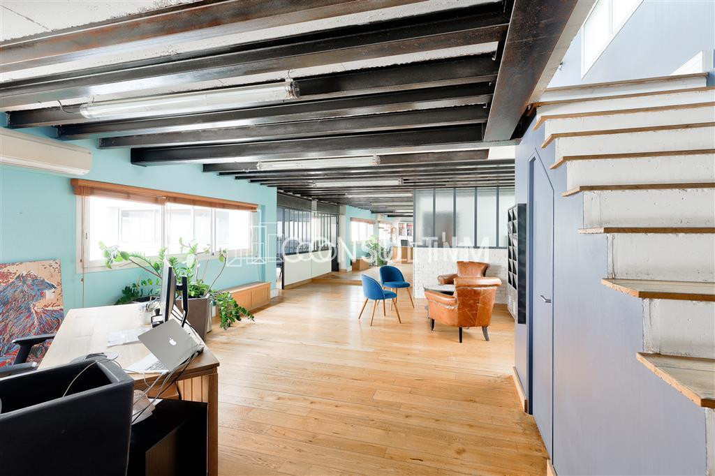Locaux coup de coeur, duplex atypique style loft  avec terrasse à proximité du métro Ligne 13
