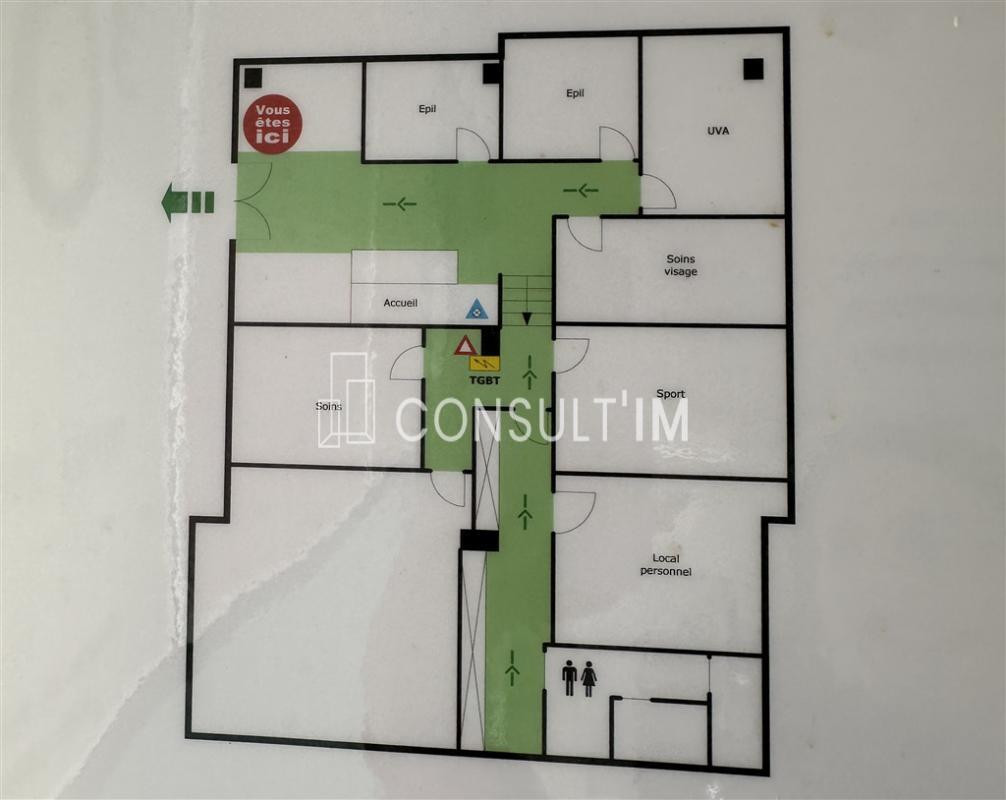 Boutique à louer dans le centre ville de Colombes