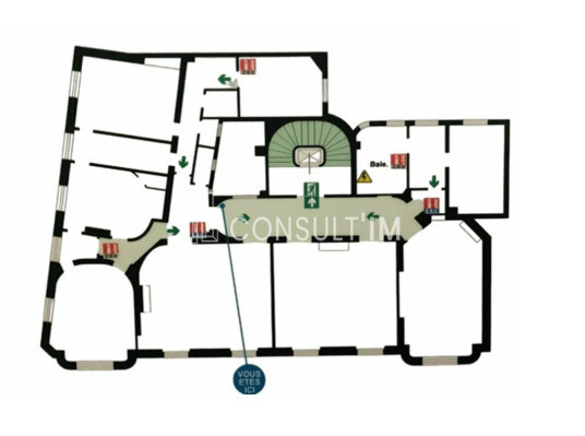 Bureaux d'une surface de 640m² divisible à partir de 320m²