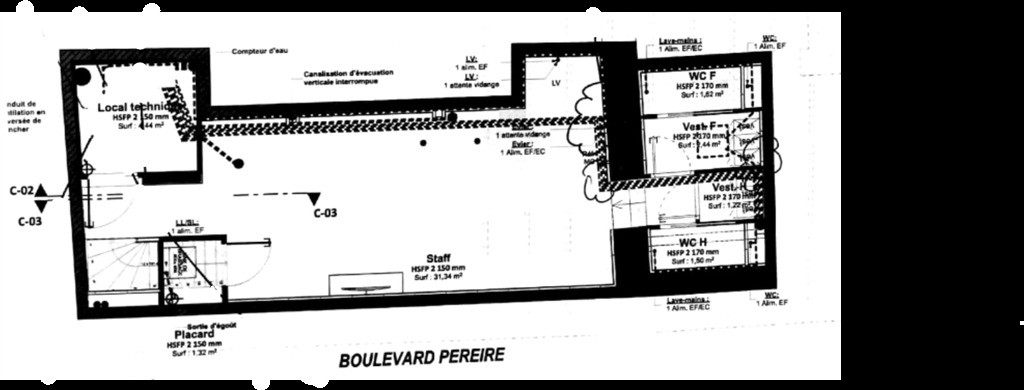 Bureaux en RDC accès direct sur rue