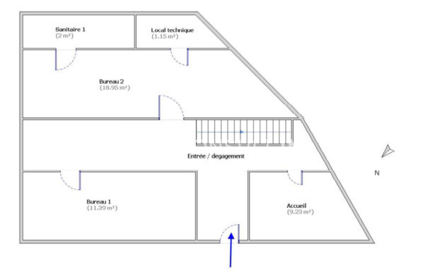 Alesia, à louer en exclusivité une boutique de 96m² - EXTRACTION POSSIBLE